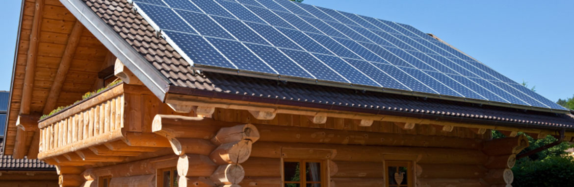 Off grid solar home.